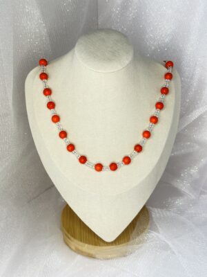 Bright Orange Necklace